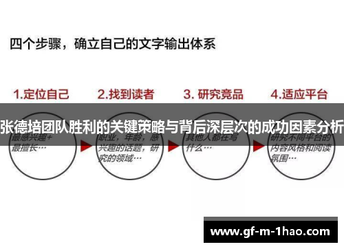 张德培团队胜利的关键策略与背后深层次的成功因素分析 张德培团队胜利的关键策略与背后深层次的成功因素分析