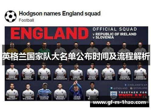 英格兰国家队大名单公布时间及流程解析